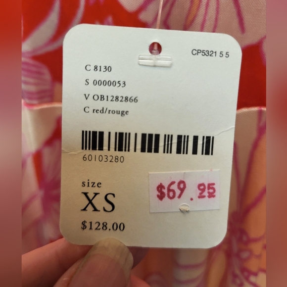 NWT Free People Vibrant Floral Maxi Dress in Orange and Pink - Size XS - Picture 4 of 5